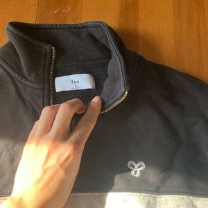 size small Tna half zip